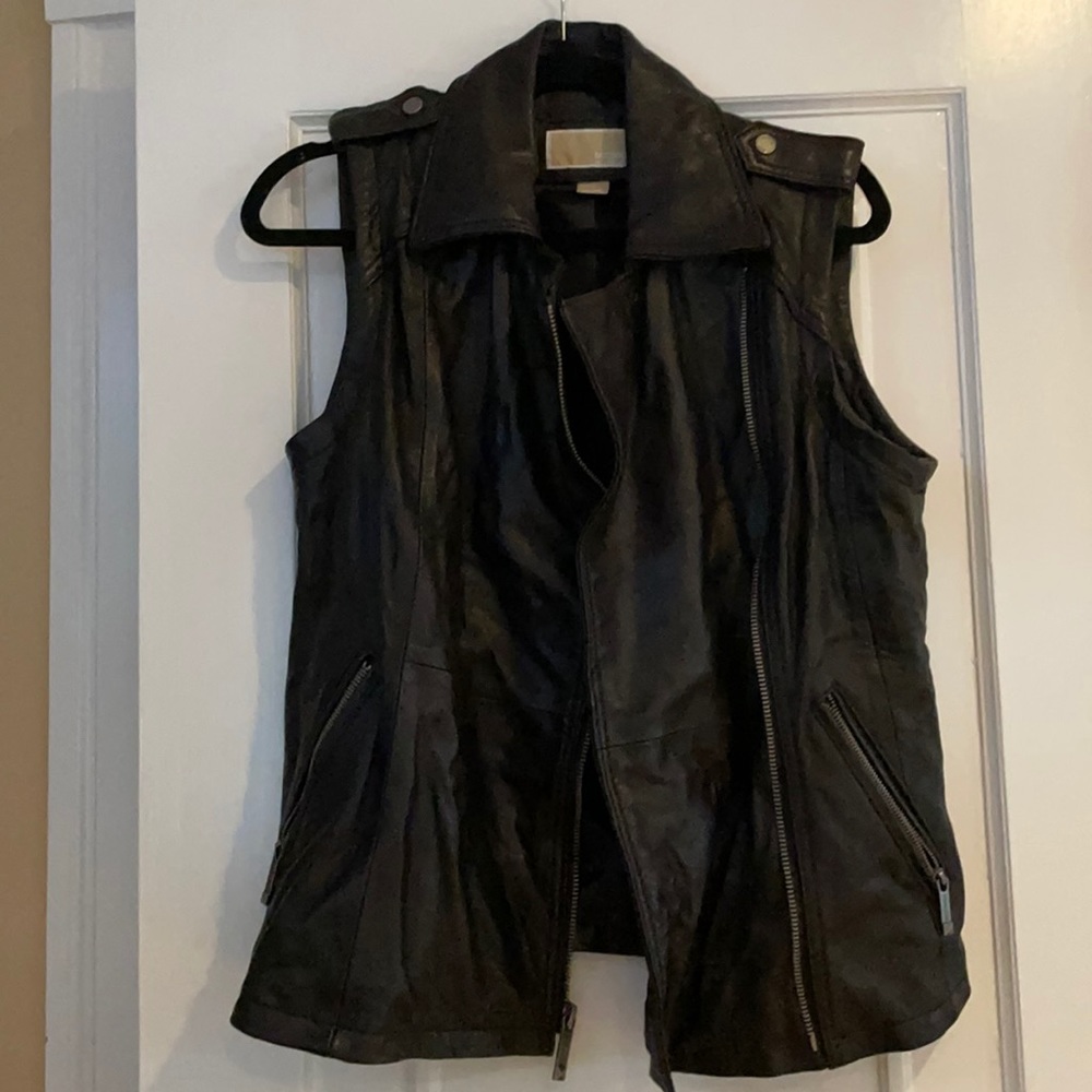 Michael Kors Leather Vest